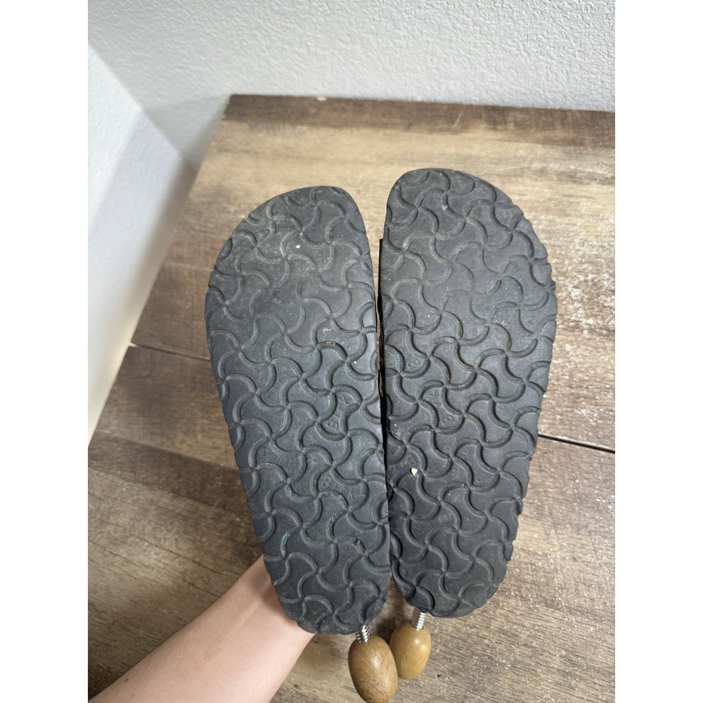 Birkenstock‎ Granada Women's Sandal Black Leather Size 39 US 8W - Picture 6 of 8